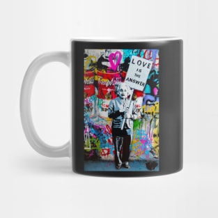 Banksy Love Is The Answer Mug